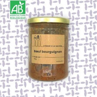 Bœuf bourguignon préparé BIO - 750g