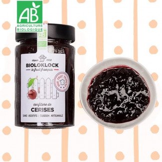 [Précommande Nouvel An]  Confiture de cerises BIO - Pot de 230g