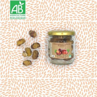[Précommande Nouvel An] Châtaignes d'Ardèche au naturel BIO - Pot de 250g