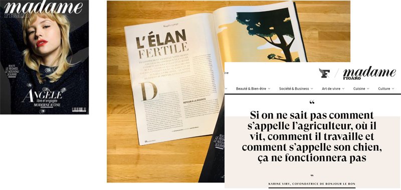 Article Madame Figaro Bonjour Le Bon